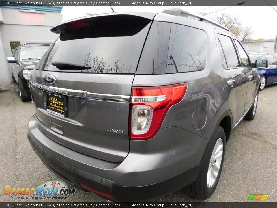 2013 Ford Explorer XLT 4WD Sterling Gray Metallic / Charcoal Black Photo #5