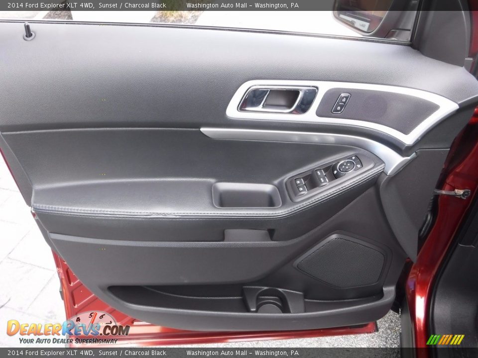 2014 Ford Explorer XLT 4WD Sunset / Charcoal Black Photo #13