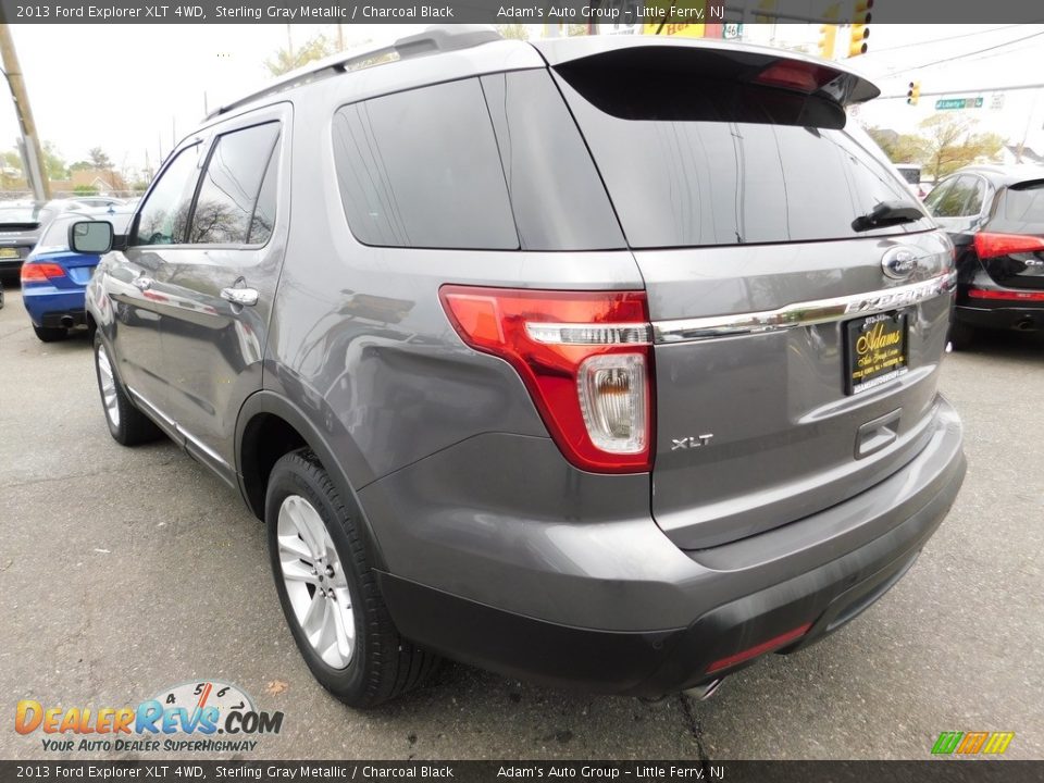 2013 Ford Explorer XLT 4WD Sterling Gray Metallic / Charcoal Black Photo #7