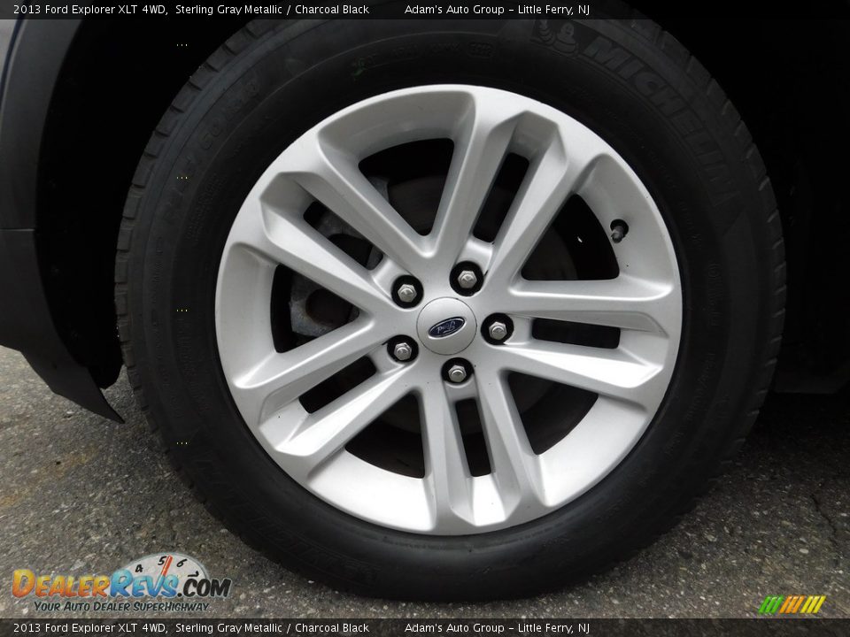 2013 Ford Explorer XLT 4WD Sterling Gray Metallic / Charcoal Black Photo #9