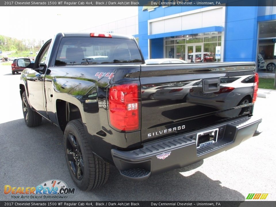 2017 Chevrolet Silverado 1500 WT Regular Cab 4x4 Black / Dark Ash/Jet Black Photo #5