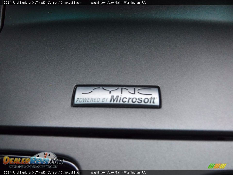 2014 Ford Explorer XLT 4WD Sunset / Charcoal Black Photo #20
