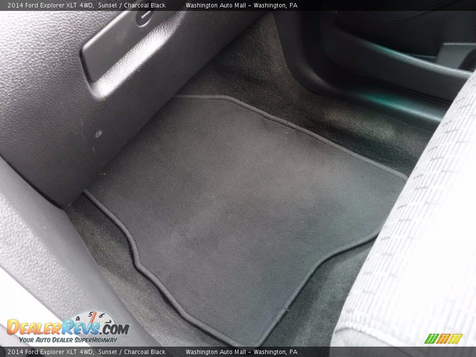 2014 Ford Explorer XLT 4WD Sunset / Charcoal Black Photo #21