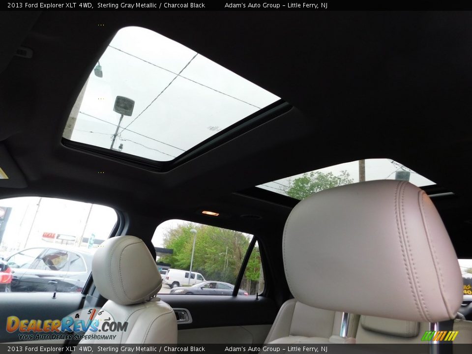 2013 Ford Explorer XLT 4WD Sterling Gray Metallic / Charcoal Black Photo #14