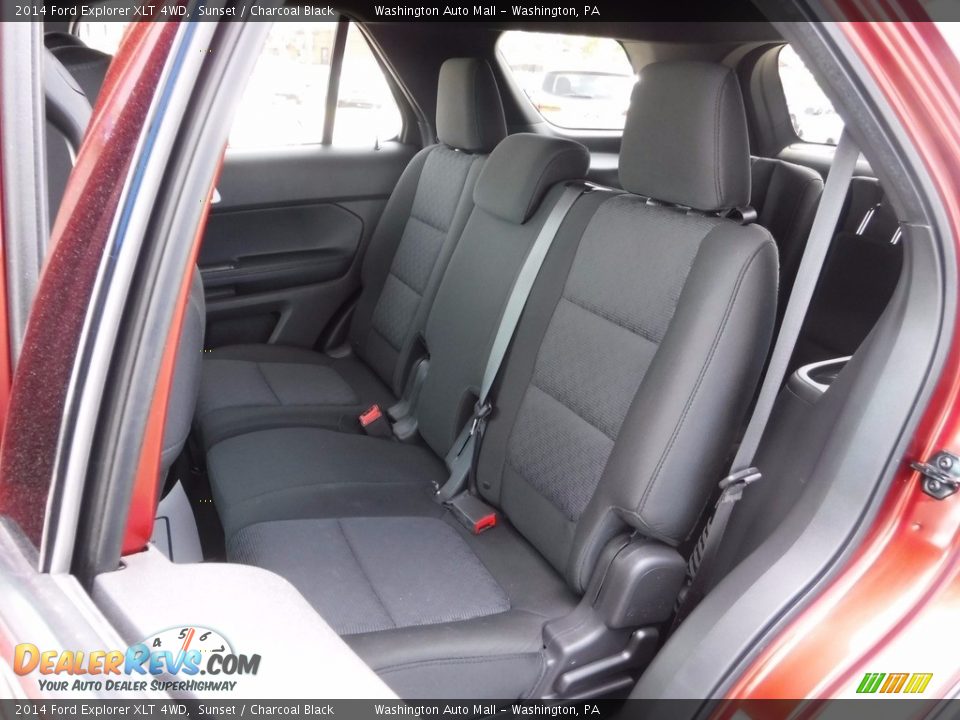 2014 Ford Explorer XLT 4WD Sunset / Charcoal Black Photo #24