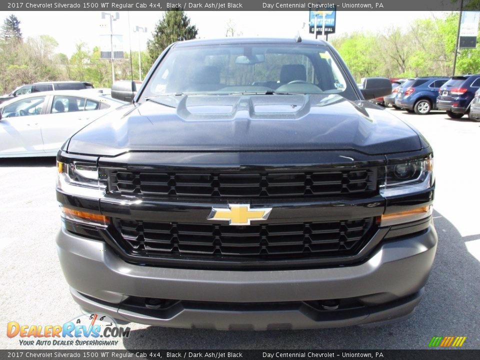 2017 Chevrolet Silverado 1500 WT Regular Cab 4x4 Black / Dark Ash/Jet Black Photo #11