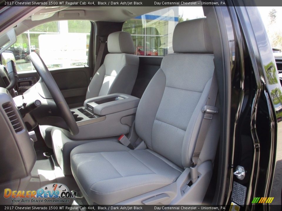 2017 Chevrolet Silverado 1500 WT Regular Cab 4x4 Black / Dark Ash/Jet Black Photo #14
