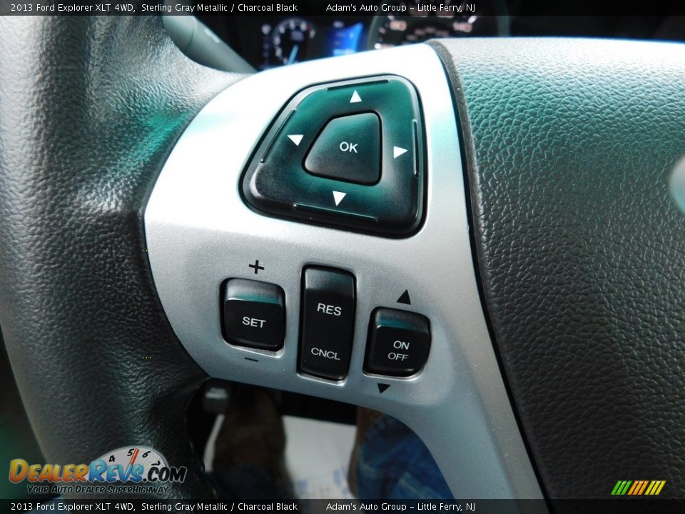 2013 Ford Explorer XLT 4WD Sterling Gray Metallic / Charcoal Black Photo #20
