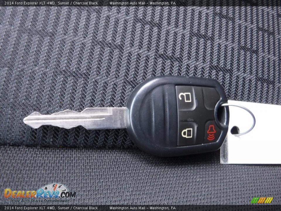 2014 Ford Explorer XLT 4WD Sunset / Charcoal Black Photo #28