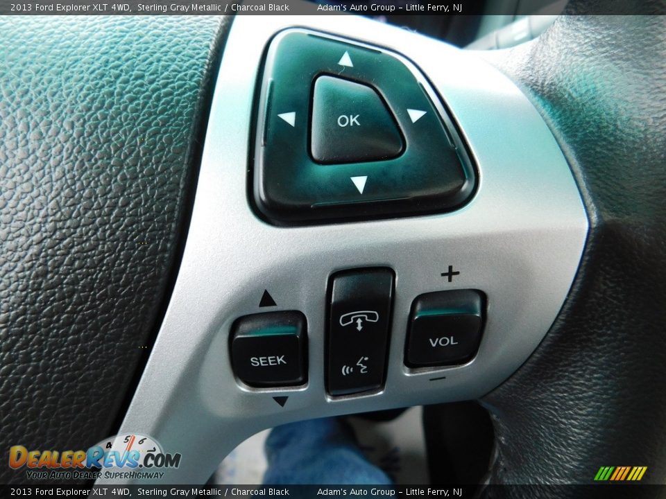 2013 Ford Explorer XLT 4WD Sterling Gray Metallic / Charcoal Black Photo #21
