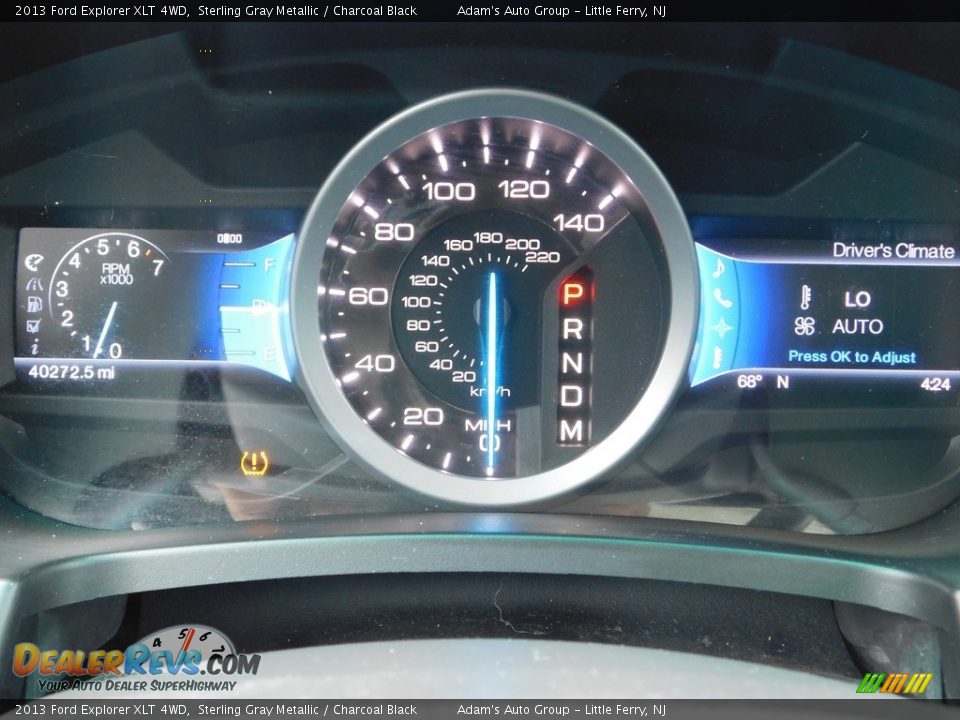 2013 Ford Explorer XLT 4WD Sterling Gray Metallic / Charcoal Black Photo #22