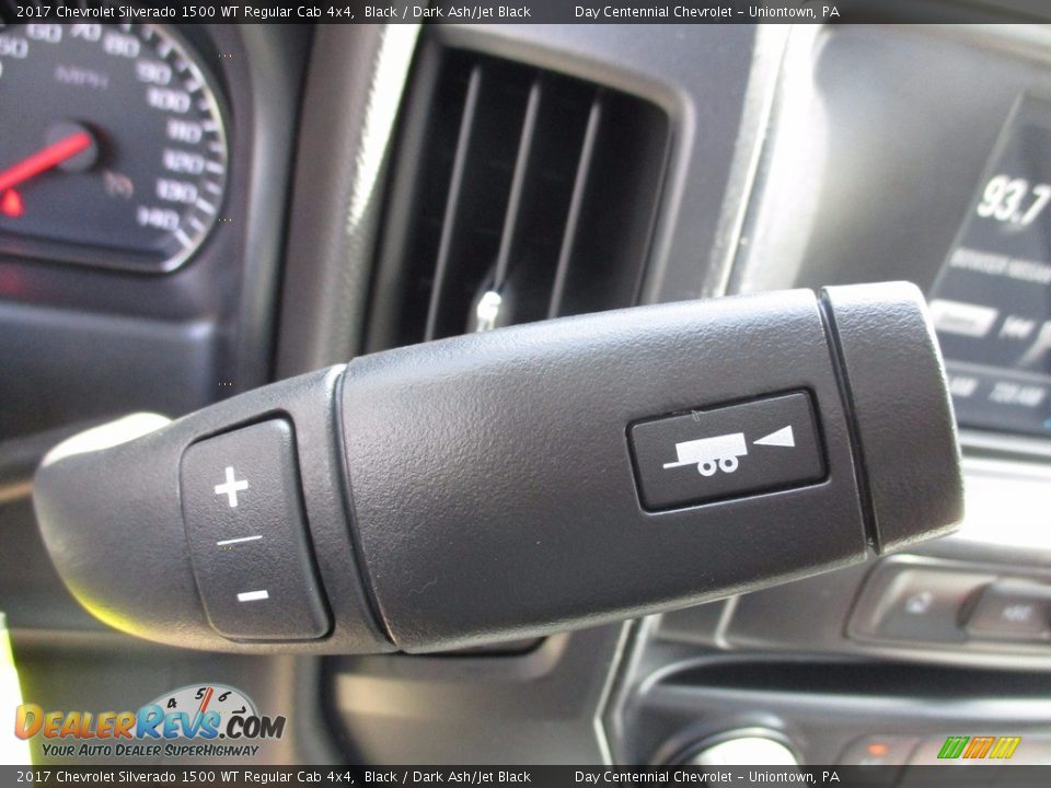 2017 Chevrolet Silverado 1500 WT Regular Cab 4x4 Black / Dark Ash/Jet Black Photo #18