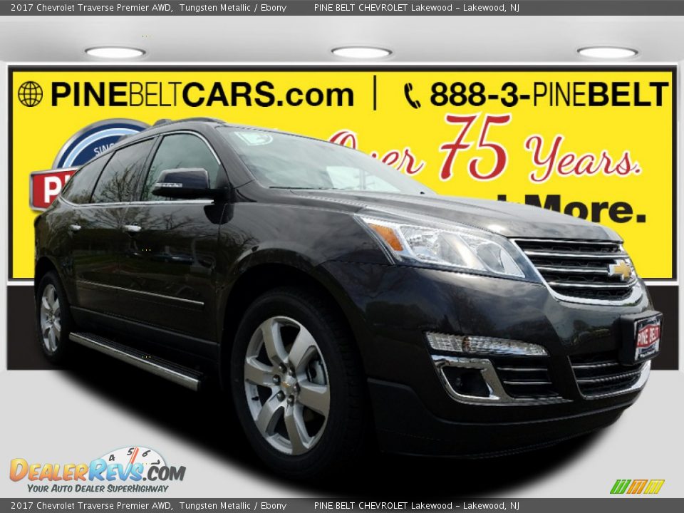 2017 Chevrolet Traverse Premier AWD Tungsten Metallic / Ebony Photo #1