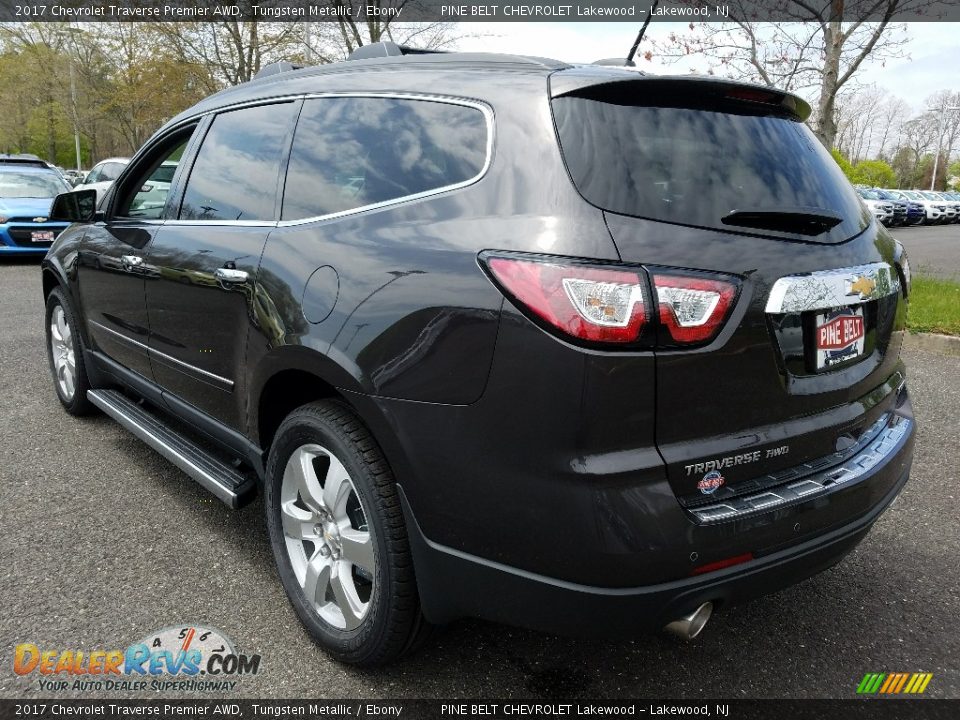 2017 Chevrolet Traverse Premier AWD Tungsten Metallic / Ebony Photo #4