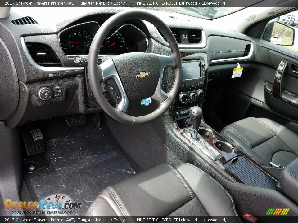 2017 Chevrolet Traverse Premier AWD Tungsten Metallic / Ebony Photo #9