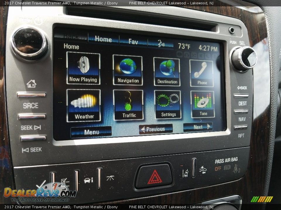 2017 Chevrolet Traverse Premier AWD Tungsten Metallic / Ebony Photo #10