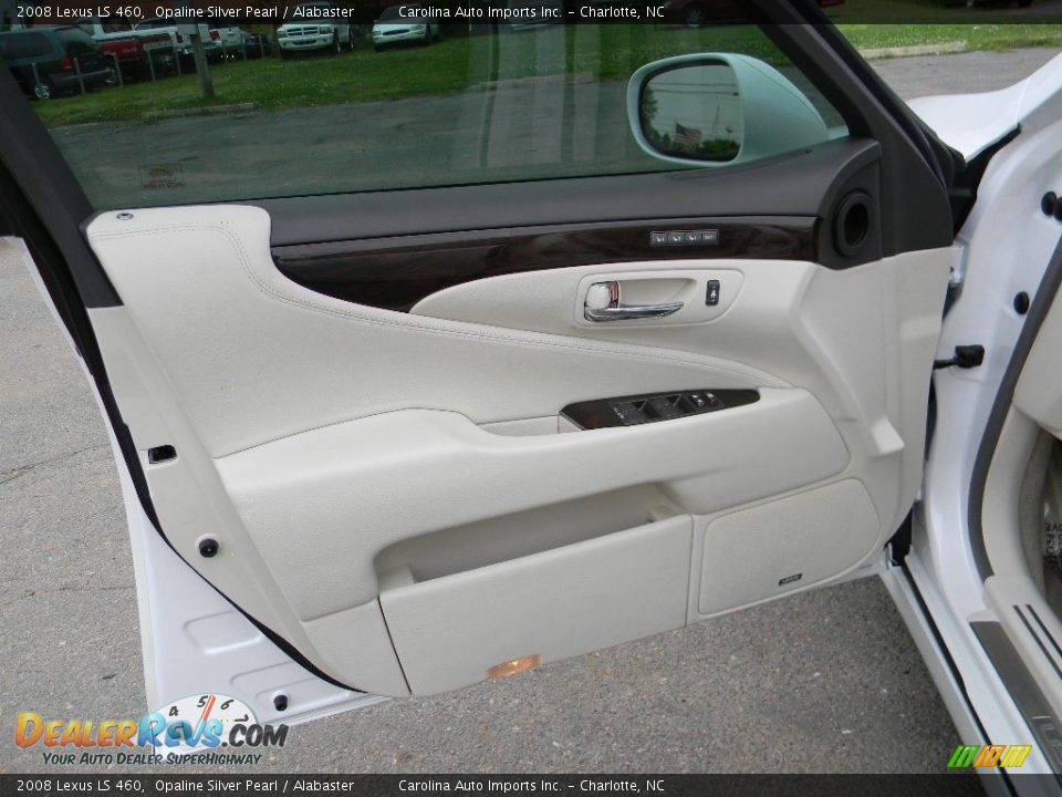 2008 Lexus LS 460 Opaline Silver Pearl / Alabaster Photo #15