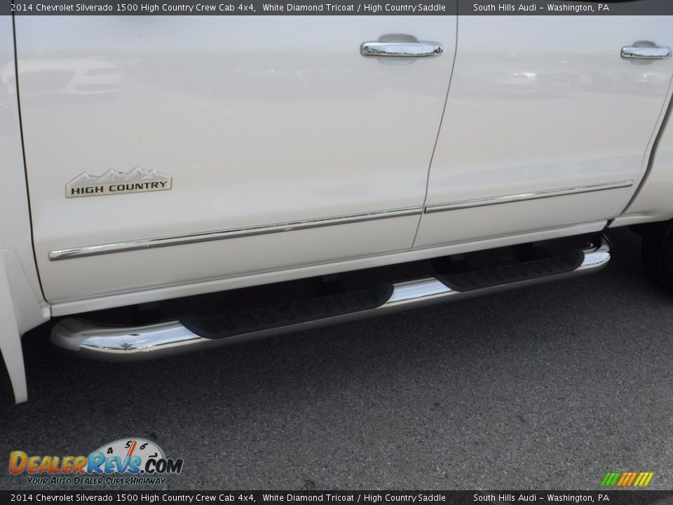 2014 Chevrolet Silverado 1500 High Country Crew Cab 4x4 White Diamond Tricoat / High Country Saddle Photo #3