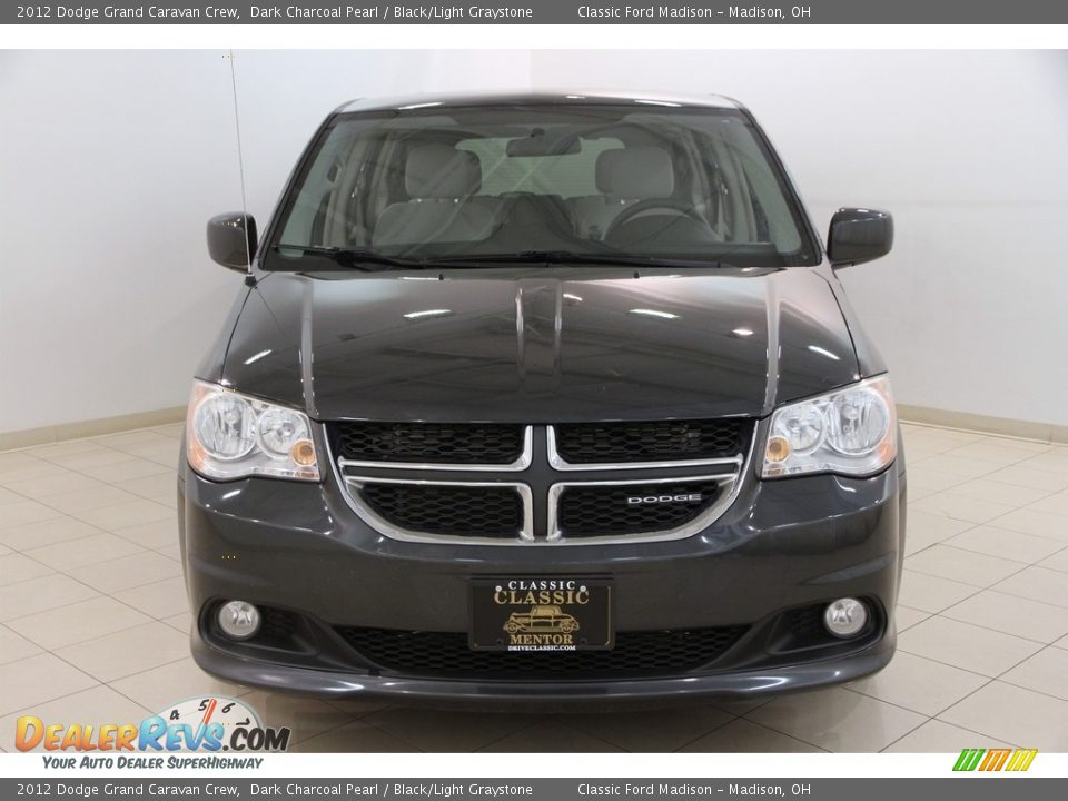 2012 Dodge Grand Caravan Crew Dark Charcoal Pearl / Black/Light Graystone Photo #2