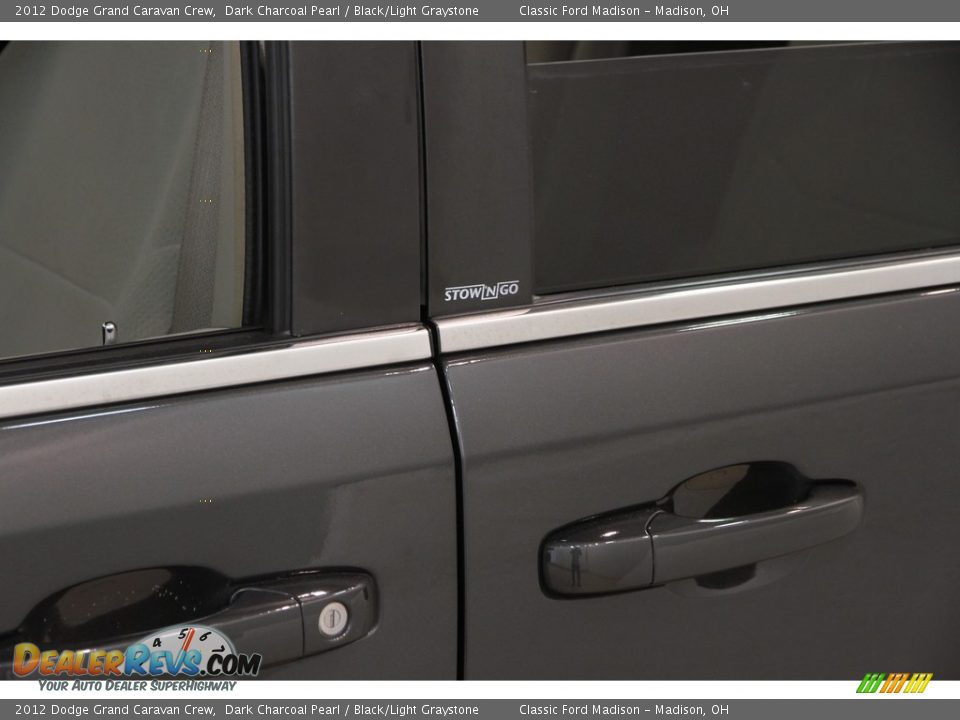 2012 Dodge Grand Caravan Crew Dark Charcoal Pearl / Black/Light Graystone Photo #4