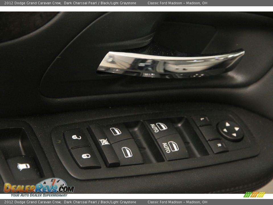 2012 Dodge Grand Caravan Crew Dark Charcoal Pearl / Black/Light Graystone Photo #6