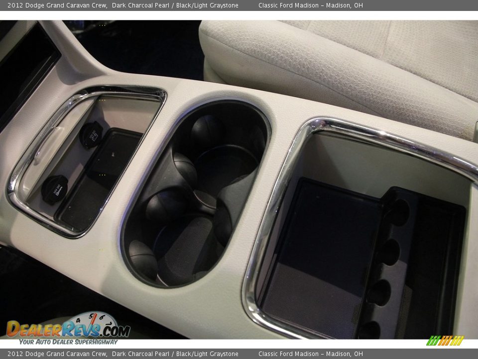 2012 Dodge Grand Caravan Crew Dark Charcoal Pearl / Black/Light Graystone Photo #14