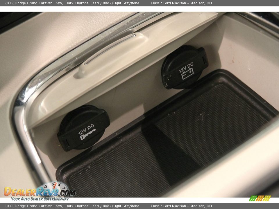 2012 Dodge Grand Caravan Crew Dark Charcoal Pearl / Black/Light Graystone Photo #15