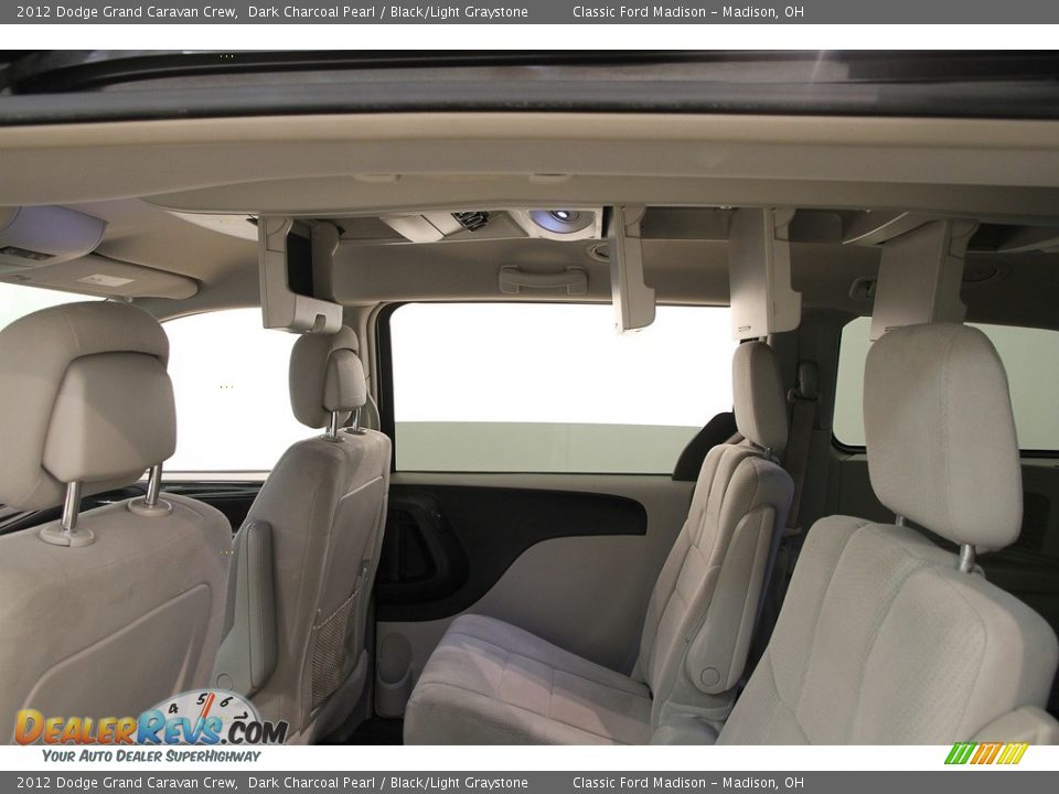2012 Dodge Grand Caravan Crew Dark Charcoal Pearl / Black/Light Graystone Photo #18