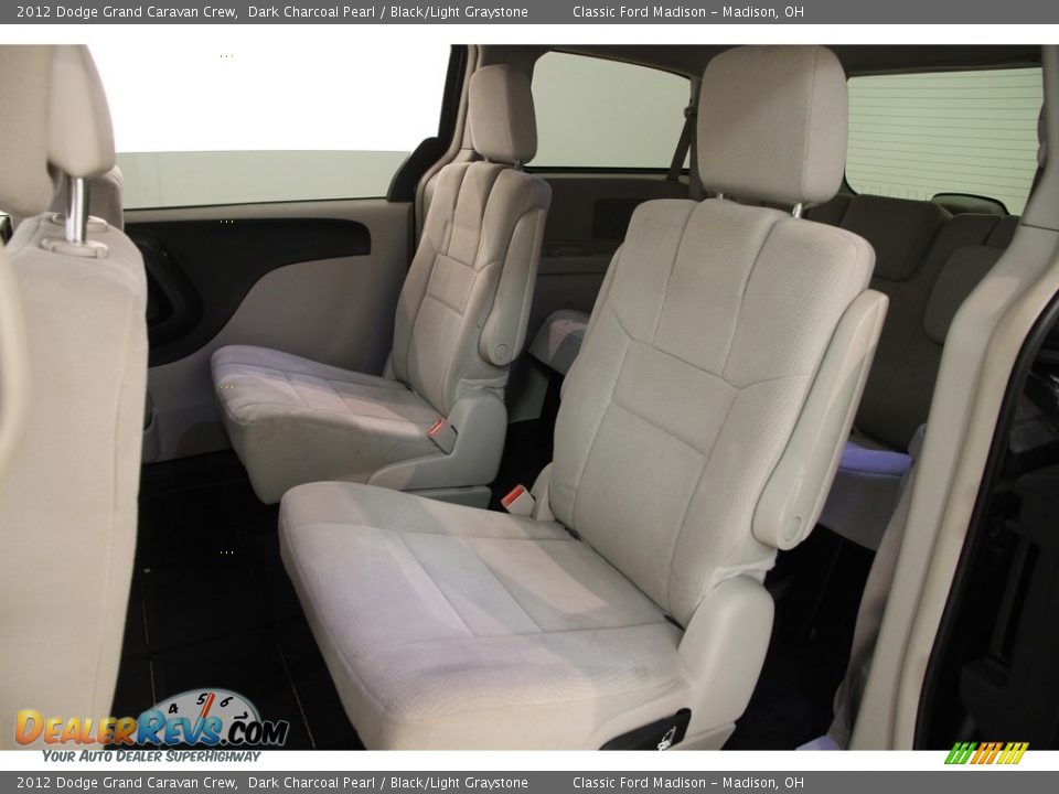 2012 Dodge Grand Caravan Crew Dark Charcoal Pearl / Black/Light Graystone Photo #19