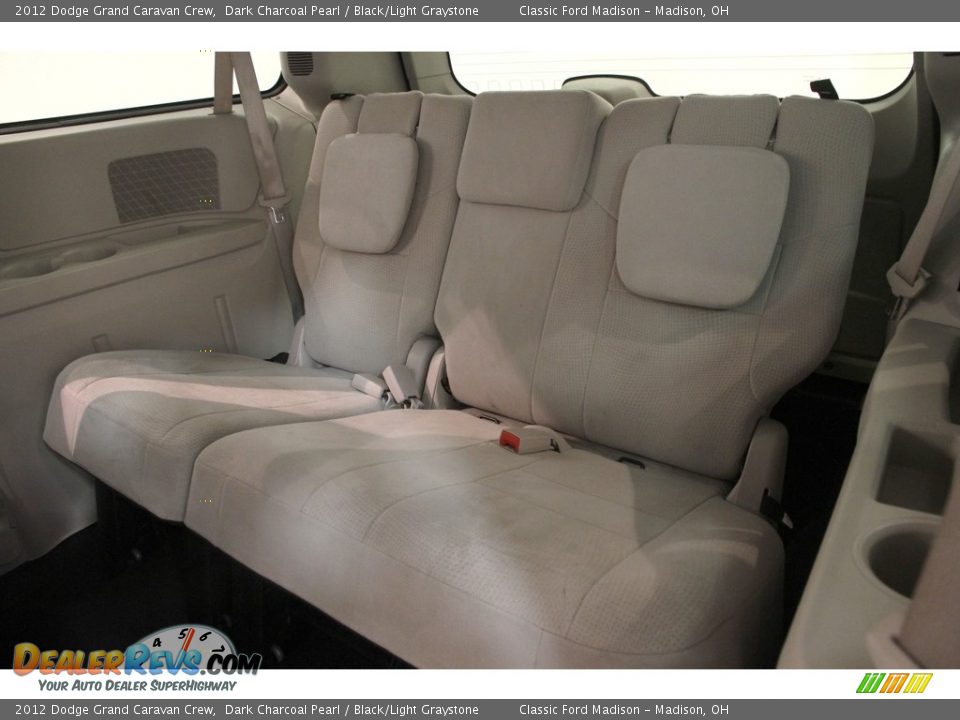 2012 Dodge Grand Caravan Crew Dark Charcoal Pearl / Black/Light Graystone Photo #20