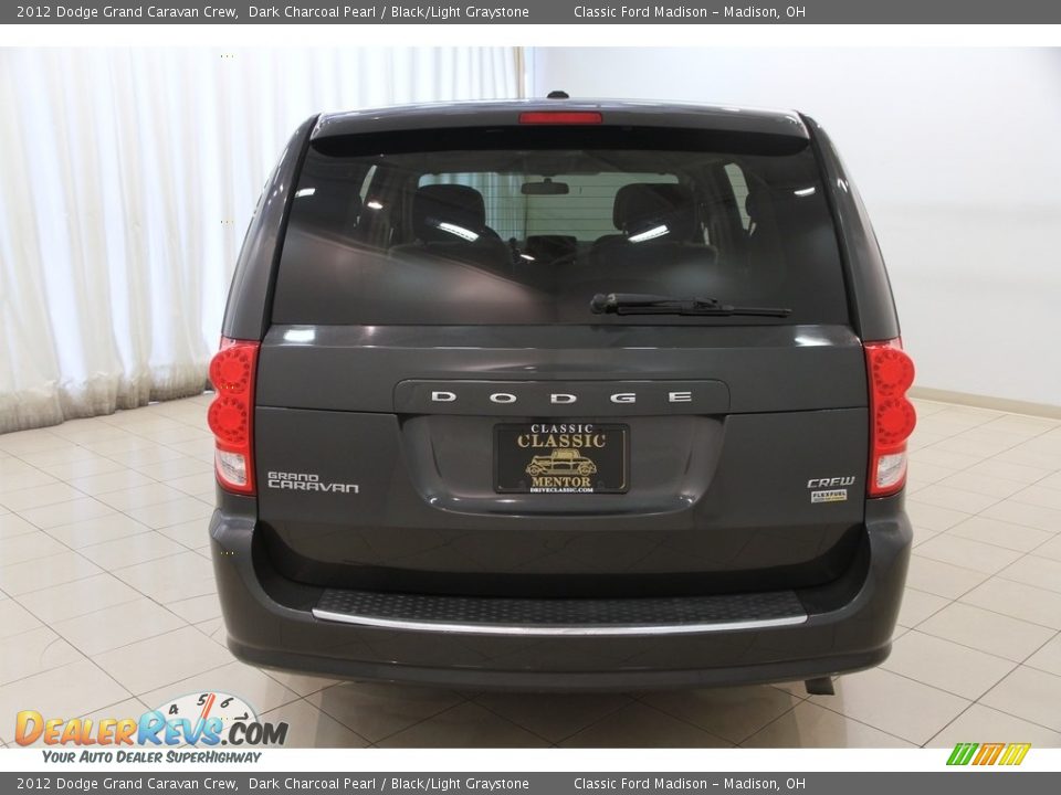 2012 Dodge Grand Caravan Crew Dark Charcoal Pearl / Black/Light Graystone Photo #21