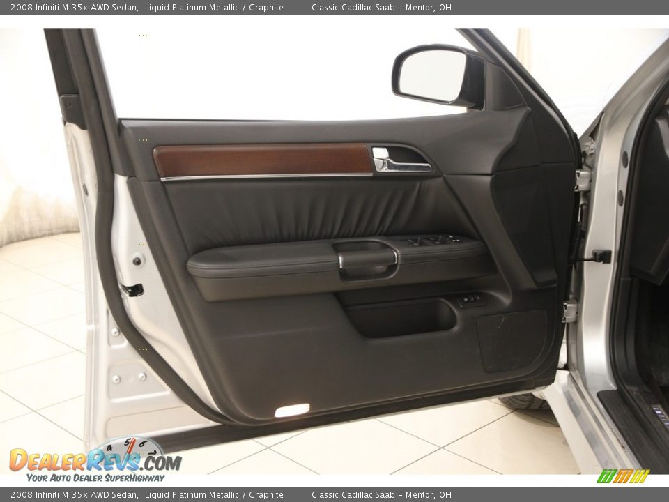 2008 Infiniti M 35x AWD Sedan Liquid Platinum Metallic / Graphite Photo #4