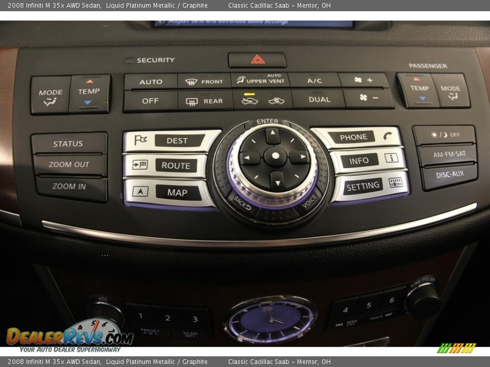 2008 Infiniti M 35x AWD Sedan Liquid Platinum Metallic / Graphite Photo #14