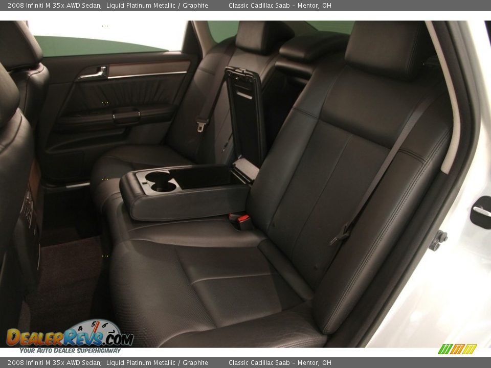 2008 Infiniti M 35x AWD Sedan Liquid Platinum Metallic / Graphite Photo #25
