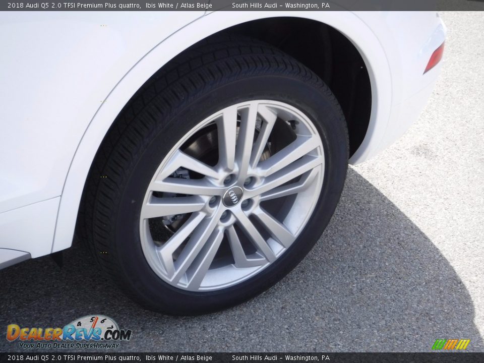 2018 Audi Q5 2.0 TFSI Premium Plus quattro Ibis White / Atlas Beige Photo #3