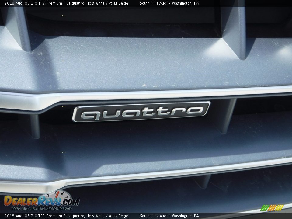 2018 Audi Q5 2.0 TFSI Premium Plus quattro Ibis White / Atlas Beige Photo #9