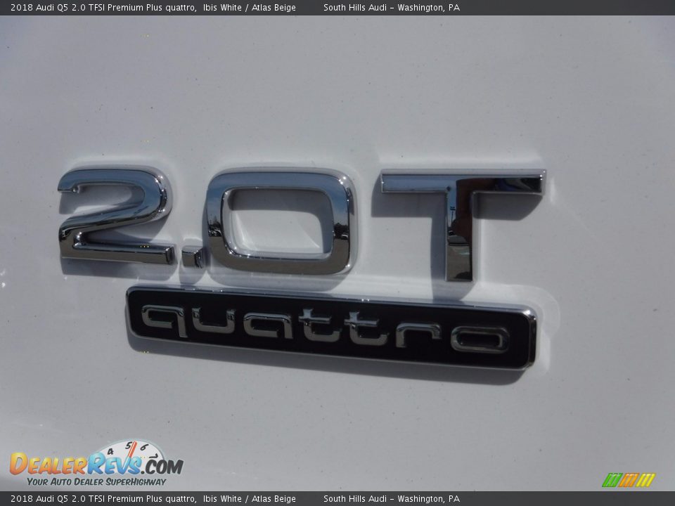 2018 Audi Q5 2.0 TFSI Premium Plus quattro Ibis White / Atlas Beige Photo #12