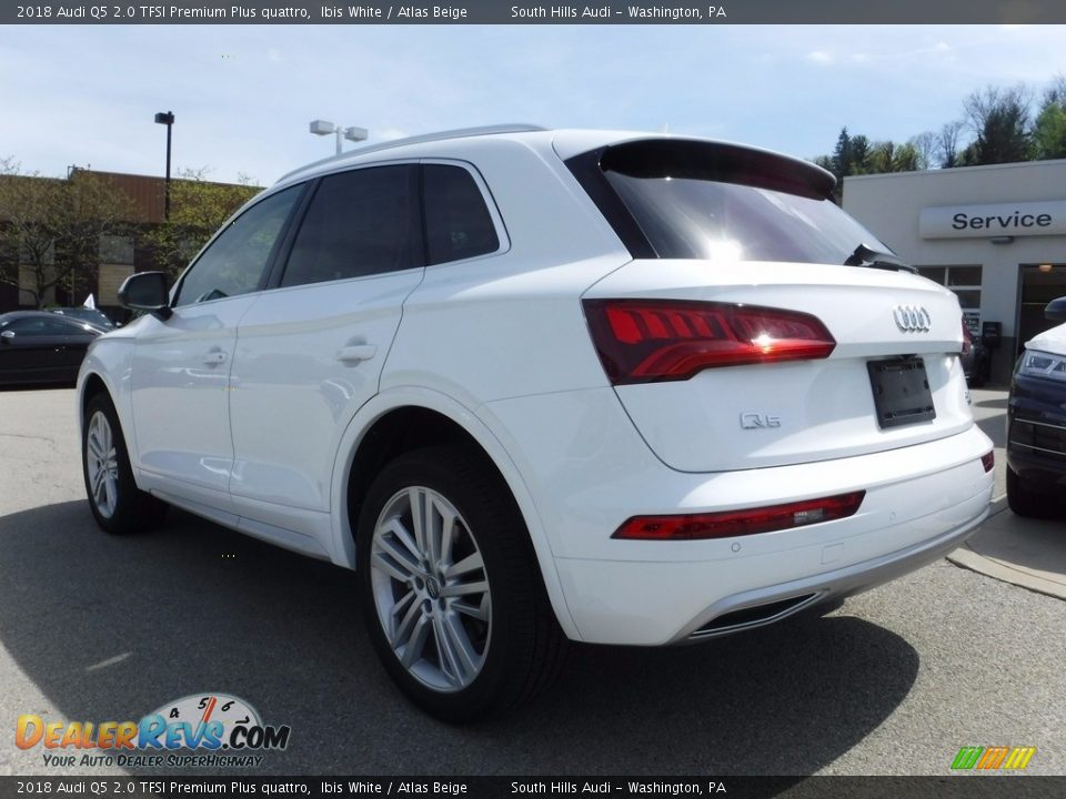 2018 Audi Q5 2.0 TFSI Premium Plus quattro Ibis White / Atlas Beige Photo #15