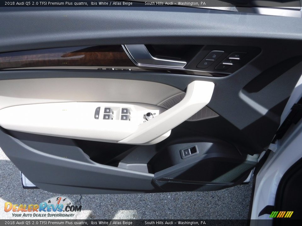 2018 Audi Q5 2.0 TFSI Premium Plus quattro Ibis White / Atlas Beige Photo #18