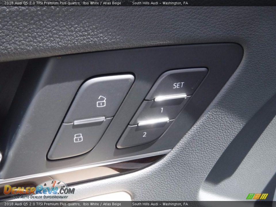 2018 Audi Q5 2.0 TFSI Premium Plus quattro Ibis White / Atlas Beige Photo #19