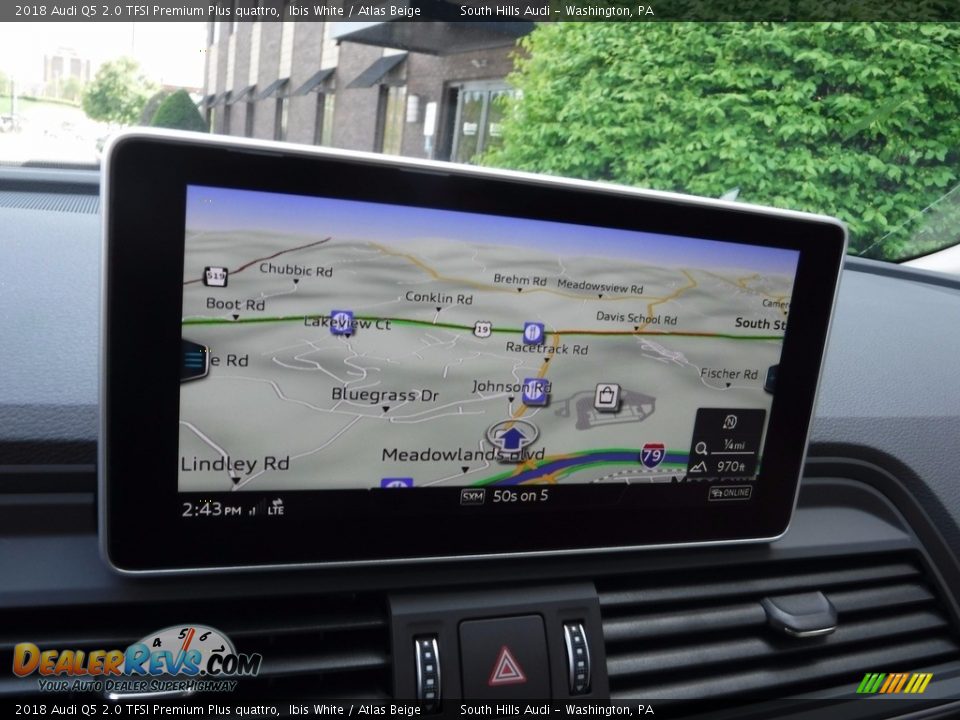 2018 Audi Q5 2.0 TFSI Premium Plus quattro Ibis White / Atlas Beige Photo #23