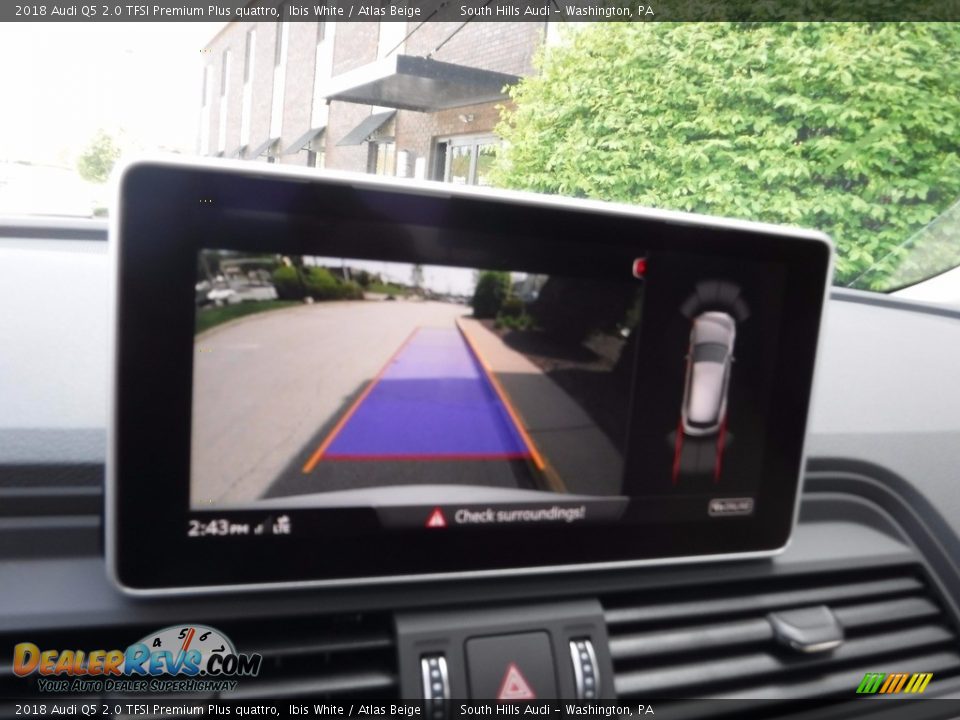 2018 Audi Q5 2.0 TFSI Premium Plus quattro Ibis White / Atlas Beige Photo #24