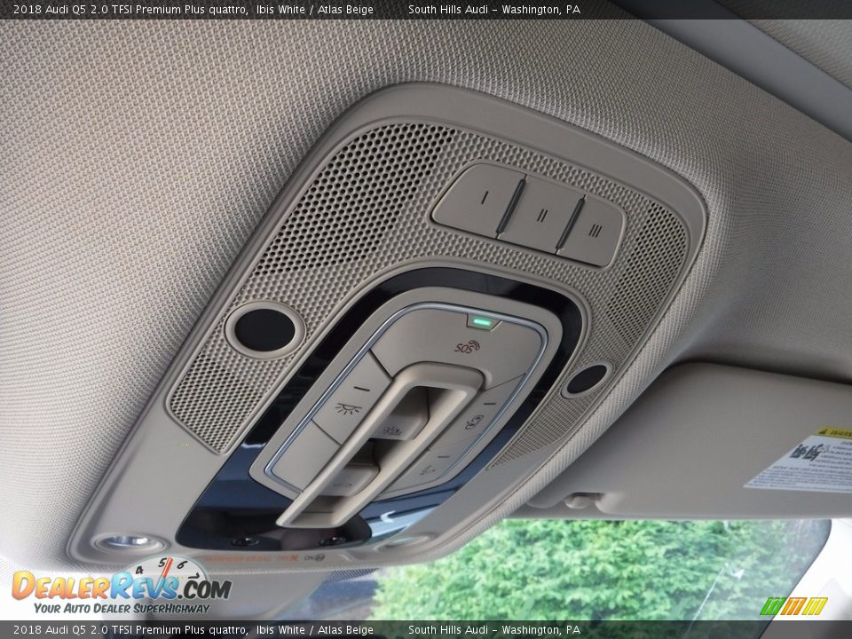 2018 Audi Q5 2.0 TFSI Premium Plus quattro Ibis White / Atlas Beige Photo #27