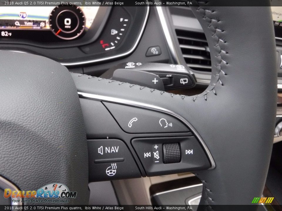 2018 Audi Q5 2.0 TFSI Premium Plus quattro Ibis White / Atlas Beige Photo #29
