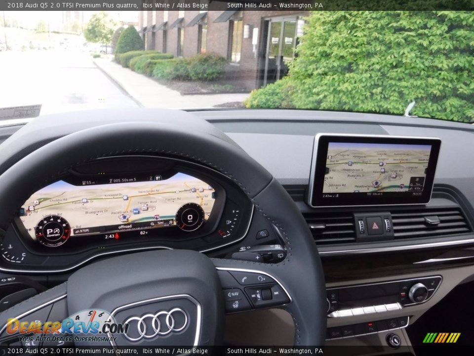 2018 Audi Q5 2.0 TFSI Premium Plus quattro Ibis White / Atlas Beige Photo #30