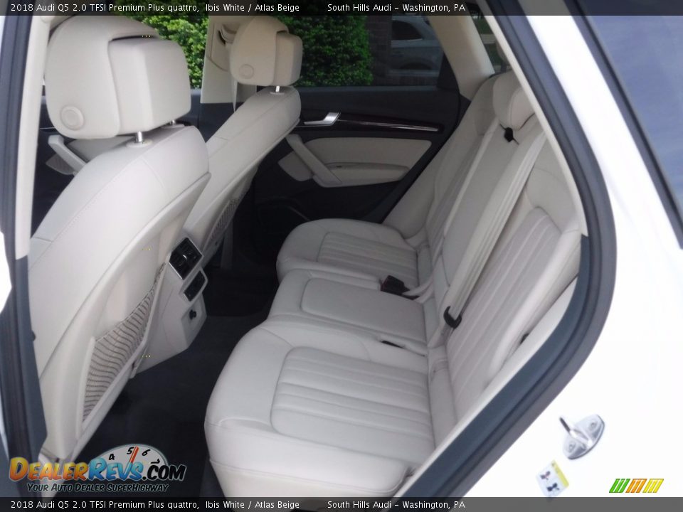 2018 Audi Q5 2.0 TFSI Premium Plus quattro Ibis White / Atlas Beige Photo #32