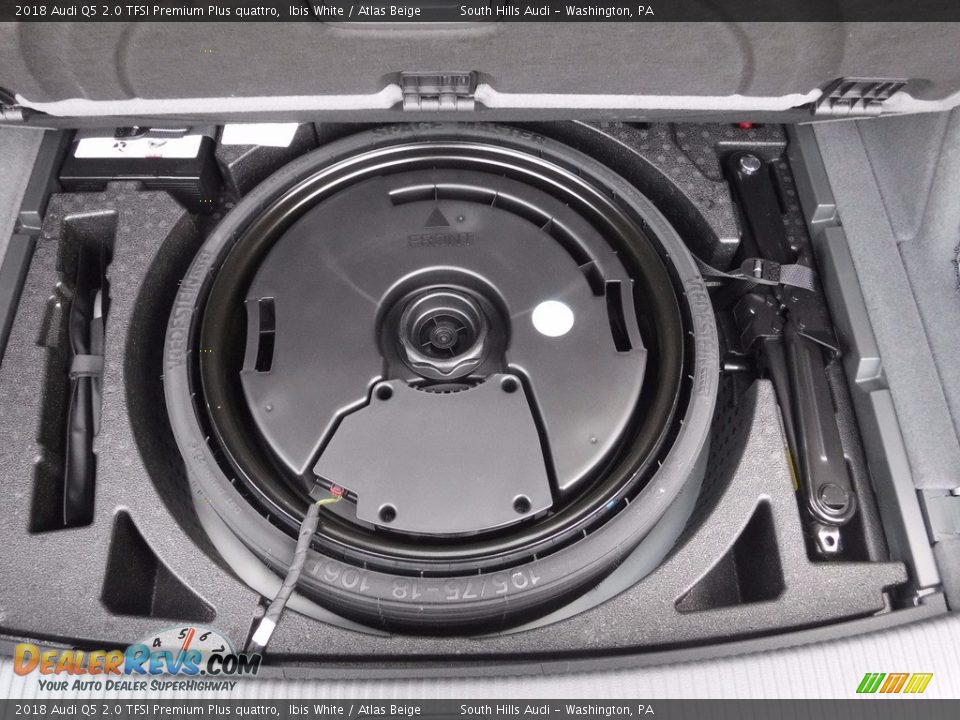 2018 Audi Q5 2.0 TFSI Premium Plus quattro Ibis White / Atlas Beige Photo #36