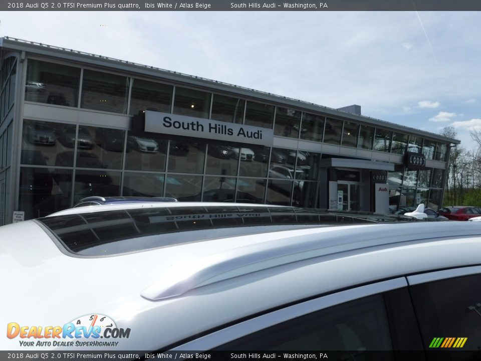 2018 Audi Q5 2.0 TFSI Premium Plus quattro Ibis White / Atlas Beige Photo #3
