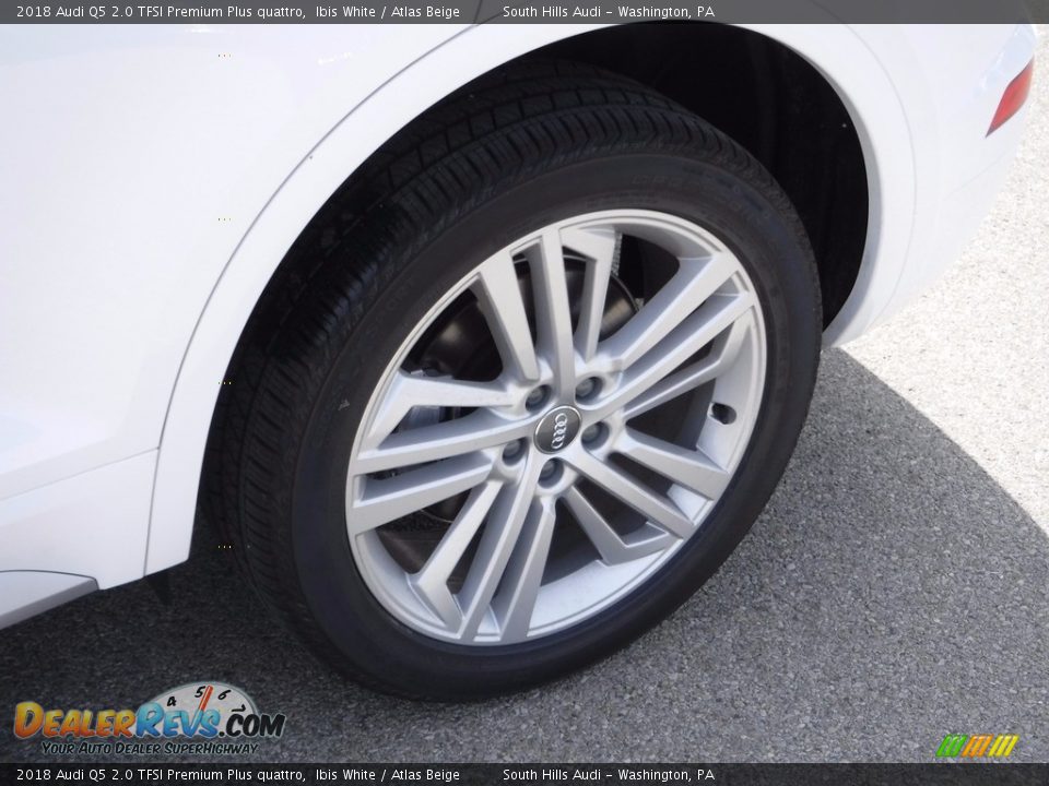 2018 Audi Q5 2.0 TFSI Premium Plus quattro Ibis White / Atlas Beige Photo #4