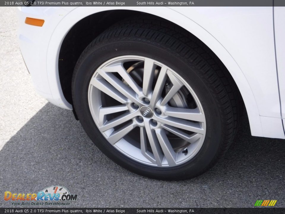 2018 Audi Q5 2.0 TFSI Premium Plus quattro Ibis White / Atlas Beige Photo #5